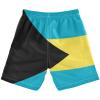 Vnurnrn The Bahamas Flags Boys' Quick Dry Swim Board Shorts Swim Trunks White view 3