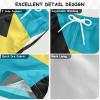 Vnurnrn The Bahamas Flags Boys' Quick Dry Swim Board Shorts Swim Trunks White view 4