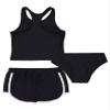 Moggemol Kids Girls Tankini Swimsuit Floral Print Tank Top with Swim Bottoms 3 Pieces Shorts Bathing Suit Lily 4 Years view 4