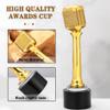 Award Trophies Microphone Trophies with Custom Engraving, Personalized Gold Trophy On Black Base, Souvenirs for Music Hosts, for Karaoke, Singing Competitions, Parties view 4