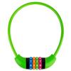 IDEALUX Bike Lock Cable, Bicycle Cable Lock with 4 Digit Combination & Alloy Lock Head, Resettable Kids Bike Cable Lock, 2 Ft x 0.45 IN, Lock for Bike, Scooter, Skateboard, Motorcycle, E Bike (Green) view 3