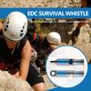 WeKnife Emergency Whistle Survival Loud, Titanium Outdoor Safety Whistle Survival Shrill Loud Blast With Paracord for Kayak, Life Vest, Jacket, Boating, Fishing,Camping, Hiking, Hunting, Coyote A-05BP view 3