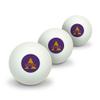GRAPHICS & MORE Alcorn Primary Logo Novelty Table Tennis Ping Pong Ball 3 Pack view 1