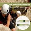 WeKnife Emergency Whistle Survival Loud, Titanium Outdoor Safety Whistle Survival Shrill Loud Blast With Paracord for Kayak, Life Vest, Jacket, Boating, Fishing,Camping, Hiking, Hunting, Coyote A-05CP view 3