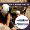 WeKnife Emergency Whistle Survival Loud, Titanium Outdoor Safety Whistle Survival Shrill Loud Blast With Paracord for Kayak, Life Vest, Jacket, Boating, Fishing,Camping, Hiking, Hunting, Coyote A-05AP view 3