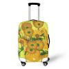 Ystardream Sunflower Travelling Luggage Cover Washable Suitcase Protector Anti-scratch Suitcase Cover Colorful Luggage Suitcase Protective Cover Fits