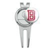 GRAPHICS & MORE Bradley University Secondary Logo Golf Divot Repair Tool and Ball Marker view 2
