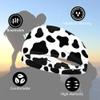 STUOARTE Cow Print Sport Headband for Mens, Mositure Wicking Lightweight Comfortable Sweatband, Non Slip Casual Breathable Sweatbands for Travel Hiking view 3