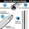 PRIOR FITNESS 1000mm/39.37"/3.28Ft Dance Pole Extension Piece Pole for 45mm Dance Pole Adjustment Tube to Extened Spinning Pole Height You Want view 4