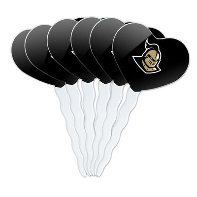 Central Florida Secondary Logo Heart Love Cupcake Picks Toppers Decoration Set of 6