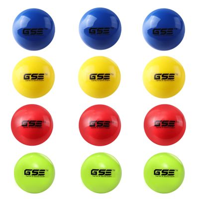 GSE Games & Sports Expert 3" 12oz/14oz/16oz/18oz Weighted Baseballs, 12 Pack Training Baseballs for All Skill Levels. Weighted Softballs for Outdoor Pitching, Batting, Throwing and Catching Practice