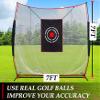 KAIDIDA Golf Practice Net Backyard 7x7FT: Durable Swing Training Target  Indoor Outdoor Garage Home Use  Portable for Adults & Men Golfer Beginners view 2