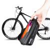 WILD MAN Quick Release Bike Frame Bag with TPU Touch Screen Top Tube Bike Phone Front Frame Bag for Mountain Road Bike MTB Cycling(E12X,Black) view 2