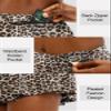 SANTINY Pleated Tennis Skirt for Women with 4 Pockets Women's High Waisted Athletic Golf Skorts Skirts for Running Casual (Leopard_S) view 4