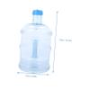 Veemoon 5L Water Jug Water Bottle With Screw Caps Jug Container, Empty Mineral Bottle Portable PC Bucket with Grip Carry Handle Containers view 2