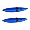 Kayak Fishing Accessories Inflatable Kayak Outriggers Canoe Stabilizers Canoe Buoy Float Standing Water Float Buoy for Kayaks Canoes Boats (Color : Double Blue) view 1