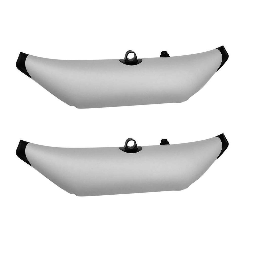 Kayak Fishing Accessories Inflatable Kayak Outriggers Canoe Stabilizers Canoe Buoy Float Standing Water Float Buoy for Kayaks Canoes Boats (Color : Double White)
