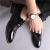 Hbeylia Men's Prince Classic Modern Formal Oxford Wingtip Dress Shoes Fashion Leather Slip On Pointed Toe Formal Business Shoes Tuxedo Modern Derby Shoes For Men Business Office Work Wedding view 2
