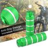 X AUTOHAUX 4pcs Aluminum Alloy Rear Foot Pegs Footrests Universal Green for BMX MTB Bike Bicycle Fit 3/8 Inch Axles view 4