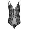 Daenrui Mens Lace Sissy Lingerie One-piece See Through Bodysuit Jumpsuit High Cut Thongs Leotard Pajamas Type F Medium view 1