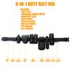 ROCOTACTICAL 8-in-1 Law Enforcement Duty Web Belt Rig, Basketweave Police Duty Belt Rig, Police Duty Utility Belt Kit (Large) view 2