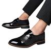 Hbeylia Men's Prince Classic Modern Formal Oxford Wingtip Dress Shoes Fashion Leather Slip On Pointed Toe Formal Business Shoes Tuxedo Modern Derby Shoes for Men Business Office Work Wedding view 1