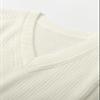 zhilifs Mens V-Neck Knitted Sweater Sleeveless Pullover Knitwear Vest Solid Plain Loose Fit All Match Sweater Tops_White_Large view 3