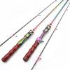 BNNP Fishing Pole 1.68m Carbon Ul Spinning Rod Slow Soft Wooden Handle Casting Rods Ultra Light Lure Fishing Rod Solid 2 Tips Colorful Trout Rod (Color : C) view 3