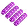 X AUTOHAUX 4pcs Aluminum Alloy Rear Foot Pegs Footrests Universal Purple for BMX MTB Bike Bicycle Fit 3/8 Inch Axles view 1