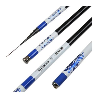 BNNP Fishing Pole Fishing Rod High Carbon Fiber Telescopic Power Hand Pole Fishing Rod 3.6M-7.2M Freshwater Feeder Rod Portable Fishing Tackle (Color : A, Size : 3.6 m)