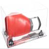 Better Display Cases Clear Acrylic Boxing Glove Display Case with Black Risers and Mirror Base (A011/V16) view 1