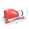 Better Display Cases Clear Acrylic Boxing Glove Display Case with Red Risers and Mirror Base (A011/V16) view 2