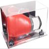 Better Display Cases Acrylic Boxing Glove Display Case with Mirror Case, Black Risers and Mirror Base (A011/V16) view 1