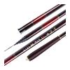 BNNP Fishing Pole Super Hard Super Light Carbon Fiber 28 Power Hand Fishing Pole Telescopic Fishing Rod 2.7-7.2M Stream Rod Portable Fishing Tackle (Color : Red, Size : 3.6 m) view 1