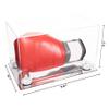 Better Display Cases Clear Acrylic Boxing Glove Display Case with White Risers and Mirror Base (A011/V16) view 2