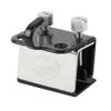 [Amazon.co.jp Limited] Captain Stag UY-7030 Tent and Tarp Parts, Car Joint, Made in Japan, Black, 2.0 x 2.0 x 2.2 inches (50 x 52 x 56 mm) view 1