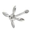 Kayak Fishing Accessories Kayaking Inflatable Boat Anchor Stainless Steel Umbrella Anchor Pleasure Boat Fishing Boat Folding Anchor Marine Accessories for Kayaks Canoes Boats (Size : 2pcs) view 1