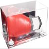 Better Display Cases Acrylic Boxing Glove Display Case with Mirror Case, White Risers and Mirror Base (A011/V16) view 1