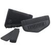 Leather Buttstock Shell Holder, Gun Stock Cover Cheek Rest Riser for .22, .17HMR, .22LR, .22MAG (Cheek Riser - Black) view 3