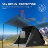 KAMPKEEPER SUV Car Tent, Tailgate Shade Awning Tent for Camping, Vehicle Camping Tents Outdoor Travel (Black) view 2