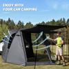KAMPKEEPER SUV Car Tent, Tailgate Shade Awning Tent for Camping, Vehicle Camping Tents Outdoor Travel (Black) view 4