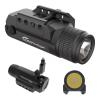 CRONHAWK Pistol Flashlight Rechargeable 700 Lumen Rail Mounted Tactical Flashlight Compact Weapon Light for Gun Light fits Picatinny view 1