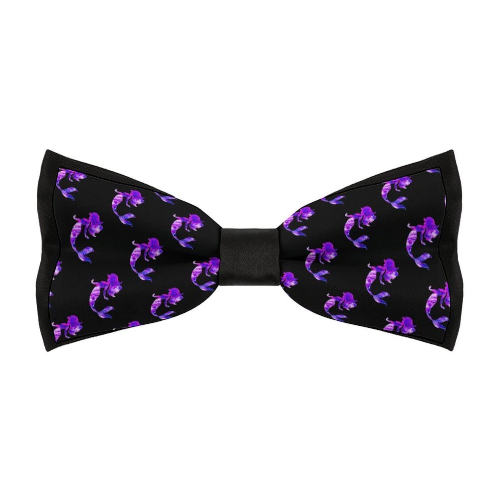 Cute Mermaid Men's Bow Tie Adjustable Bowtie Party Wedding