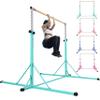 FC FUNCHEER Gymnastics bar,5FT/6FT Horizontal Bars, Adjutable Gymnastic Bar for Kids Ages 5-20, 35.4" to 59"/45" to 71", Weight Limit 500 LBS,Home Gym Equipment view 1