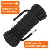 AOLEBA 10.5 mm Static Climbing Rope 10M(32ft) 20M(64ft) 30M(96ft) 50M(160ft) 70M(230ft) Outdoor Rock Climbing Ropes, Escape Rope Ice Climbing Equipment Fire Rescue Parachute Rope view 2
