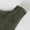GEMBERA Womens Sleeveless Racerback High Neck Basic Ribbed Knit Fitted Tank Top,OliveGreen,S view 2