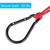 CampTek 5PCS 4"/10cm Carabiner, Extra Large 4" Aluminum Carabeaner Keychain Hook,Spring Snap Key Chain Clip view 4