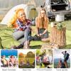 XIANGBINXUAN Waterproof Camping Tarps Tarp Cover Tent Shelter, Premium UV Protection with Complete Accessories Lightweight Compact PU 2000mm Waterproof for Hiking and Travel (Camel) view 4
