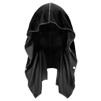 Sukeen Cooling Hoodie Towel for Men, Quick Drying Absorbent Cooling Towels for Neck and Face, UV Sun Protection Cooling Neck Wraps, Sport Workout Camping Cycling Cool Towel for Hot Weather