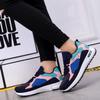 Hbeylia Womens Tie-dye Air Running Shoes Platform Wedge Lightweight Women Lace Up Anti Skid Sneakers Fashion Casual Mesh Air Cushion Walking Tennis Athletic Shoes for Women Girls view 2